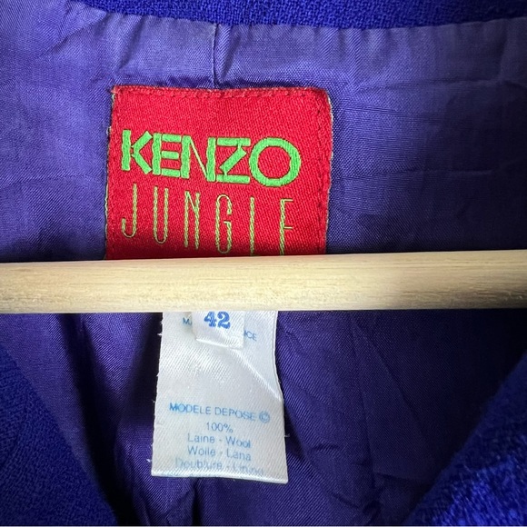 Vintage Kenzo Jungle Made in France Jacket Size 42 - Picture 4 of 8